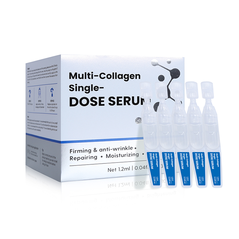 Single Dose Pdrn Polypeptide Salmon Dna Serum Curcuma Longa Turmeric Root Soothing Repair Serum E for Face